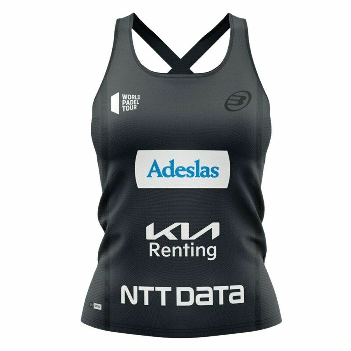 Women's Sleeveless T-shirt Bullpadel Orlas Gemma Triay  Padel Black XS