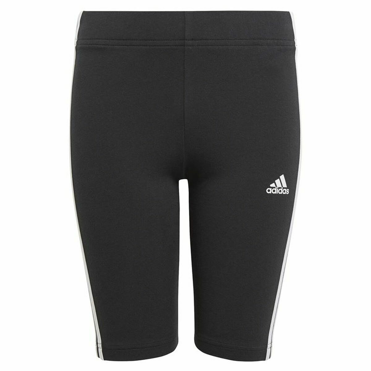 Sports Leggings for Children Adidas Essentials 3 Stripes Black 13-14 Years