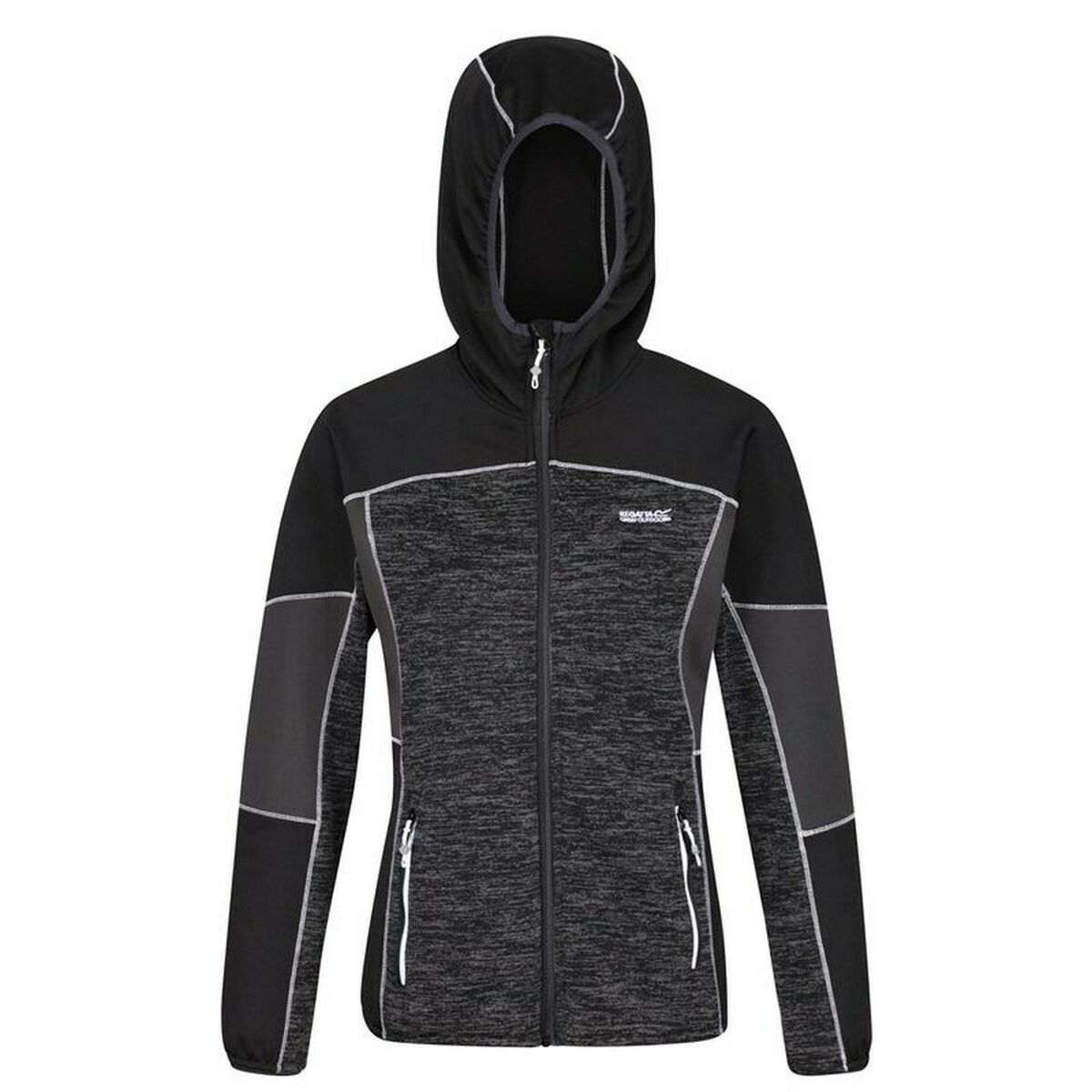 Women's Sports Jacket Regatta Walbury II Full Zip Black 10