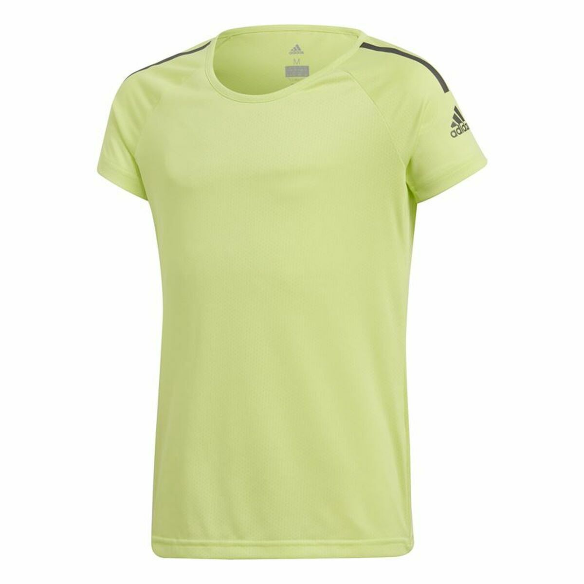 Child's Short Sleeve T-Shirt Adidas Training Cool tee Lime green 9-10 Years