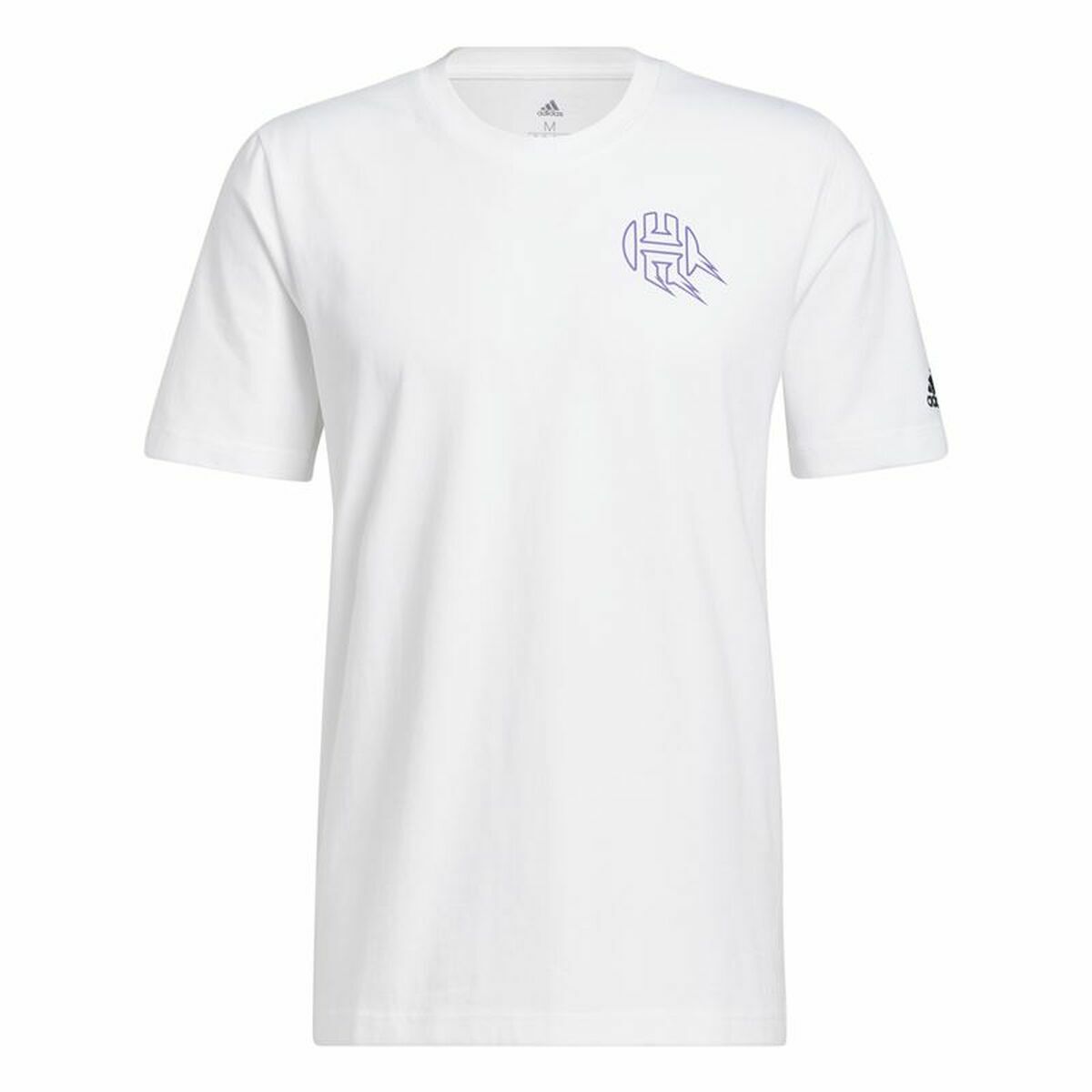 Men’s Short Sleeve T-Shirt Adidas Avatar James Harden Graphic White M