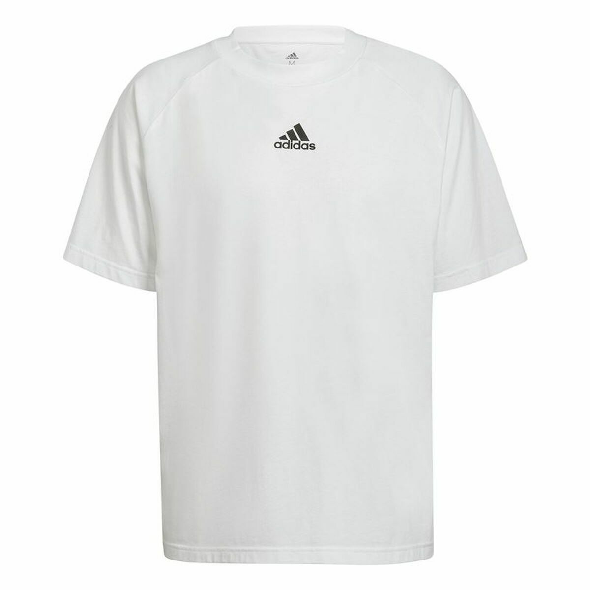 Men’s Short Sleeve T-Shirt Adidas Essentials Brandlove White S