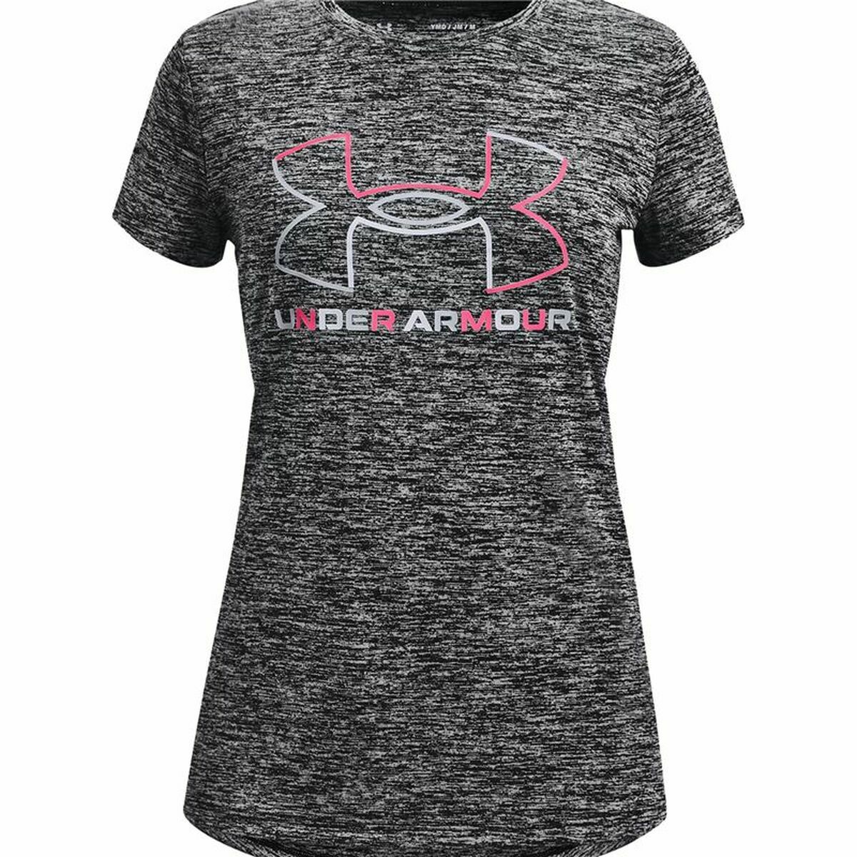 Child's Short Sleeve T-Shirt Under Armour Dark grey 8 Years