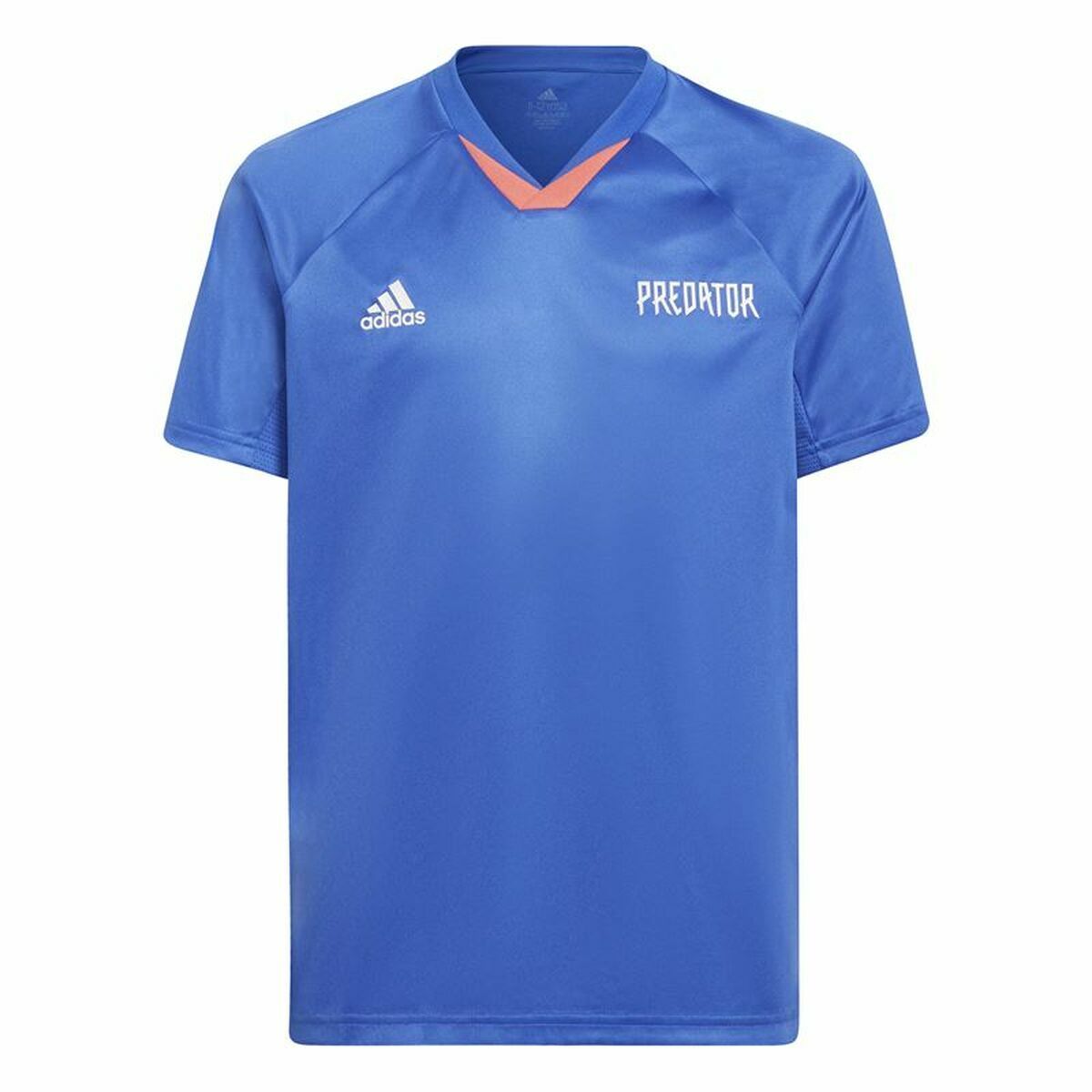 Child's Short Sleeve T-Shirt Adidas Predator Blue 11-12 Years