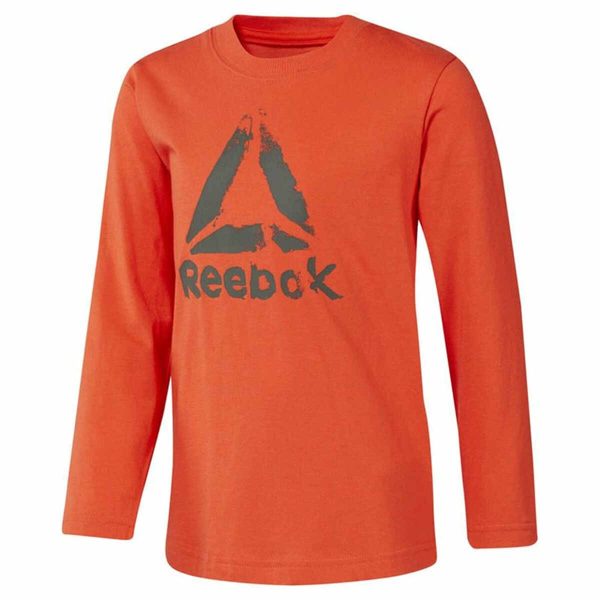 Children’s Long Sleeve T-Shirt Reebok Boys Training Essentials Orange 10-12 Years