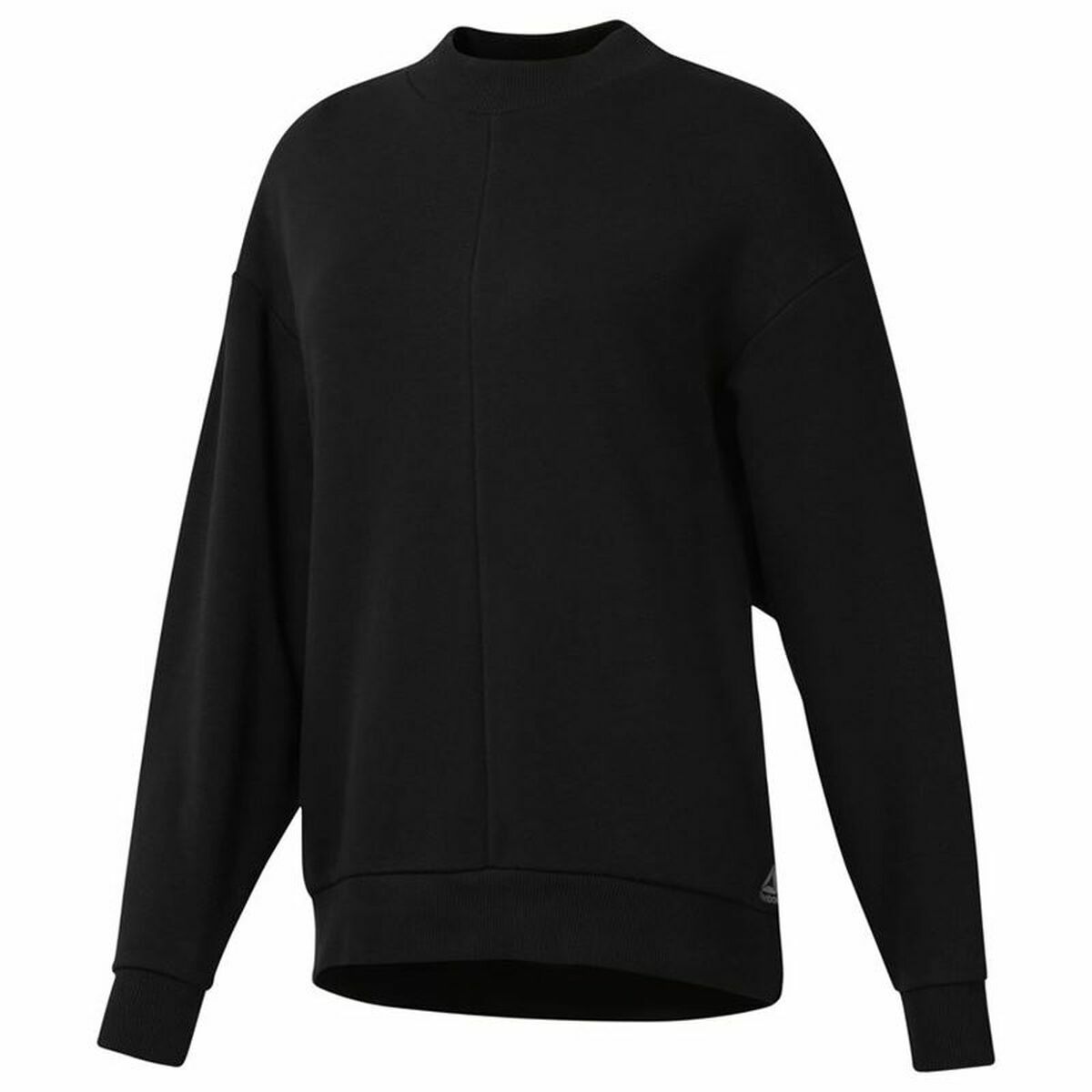 Women’s Sweatshirt without Hood Reebok Supply Crew Black S