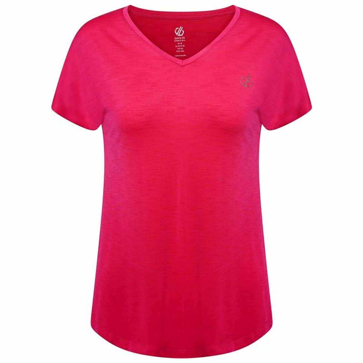Women’s Short Sleeve T-Shirt Dare 2b Agleam Pink S