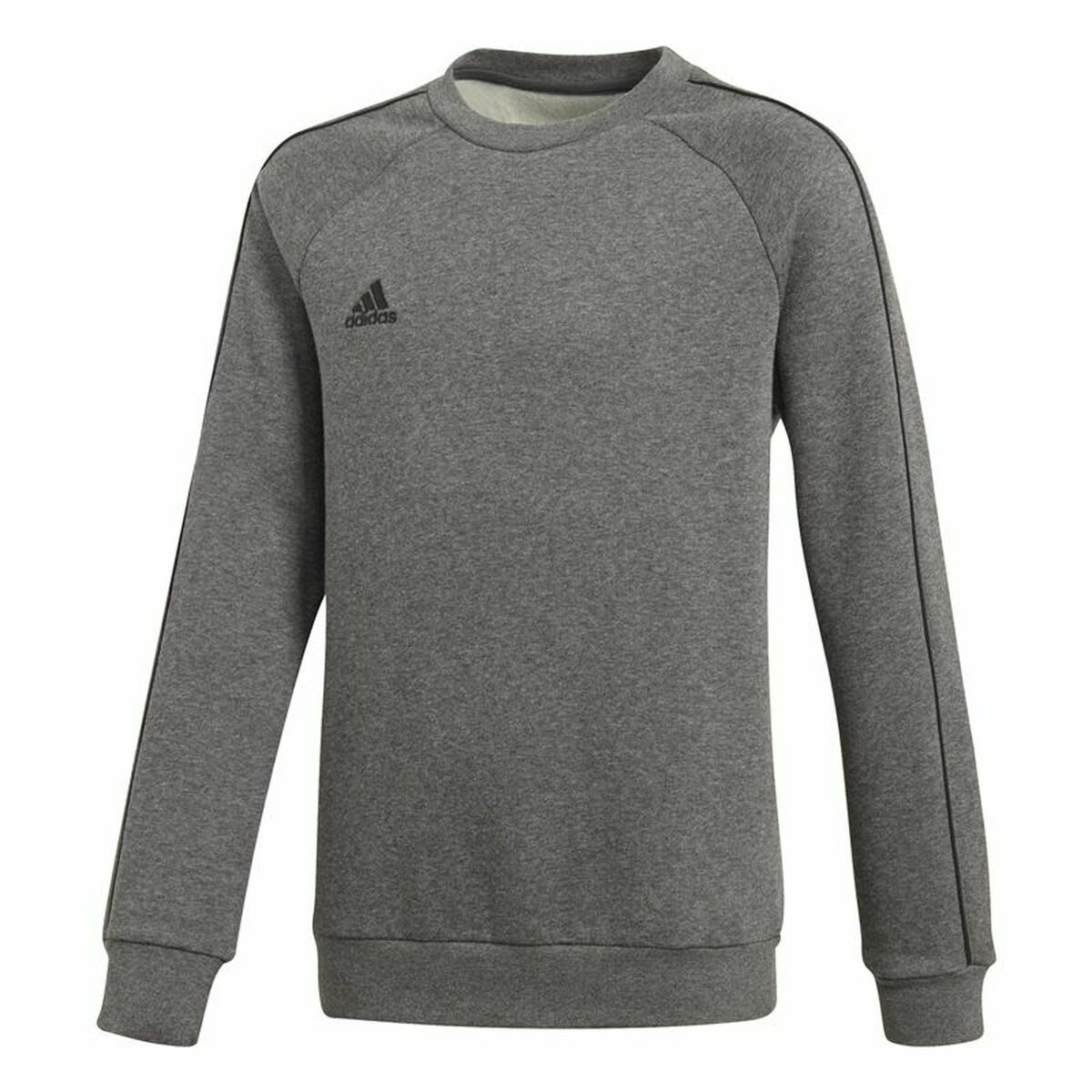 Children’s Sweatshirt without Hood Adidas Core 18 Dark grey 7-8 Years