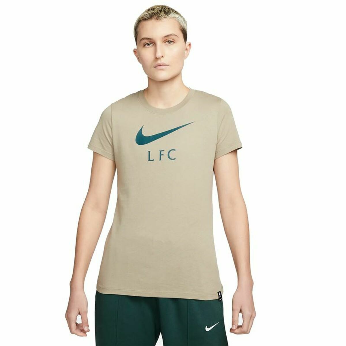 Women’s Short Sleeve T-Shirt Nike Liverpool FC Brown XS
