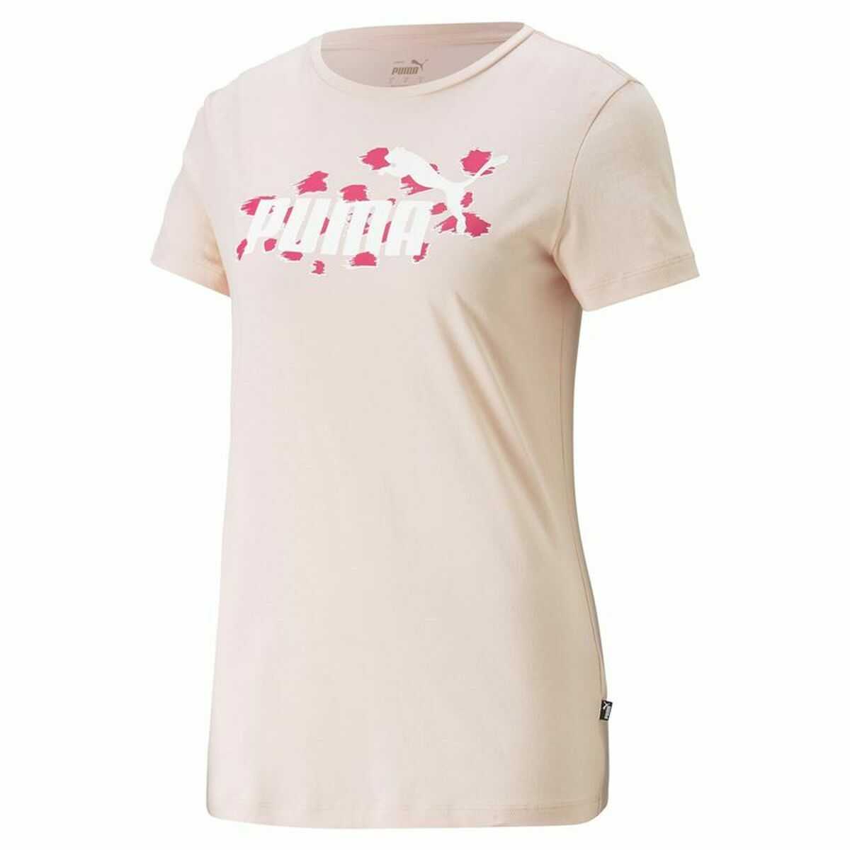 Women’s Short Sleeve T-Shirt Puma Ess+ Animal  Salmon S