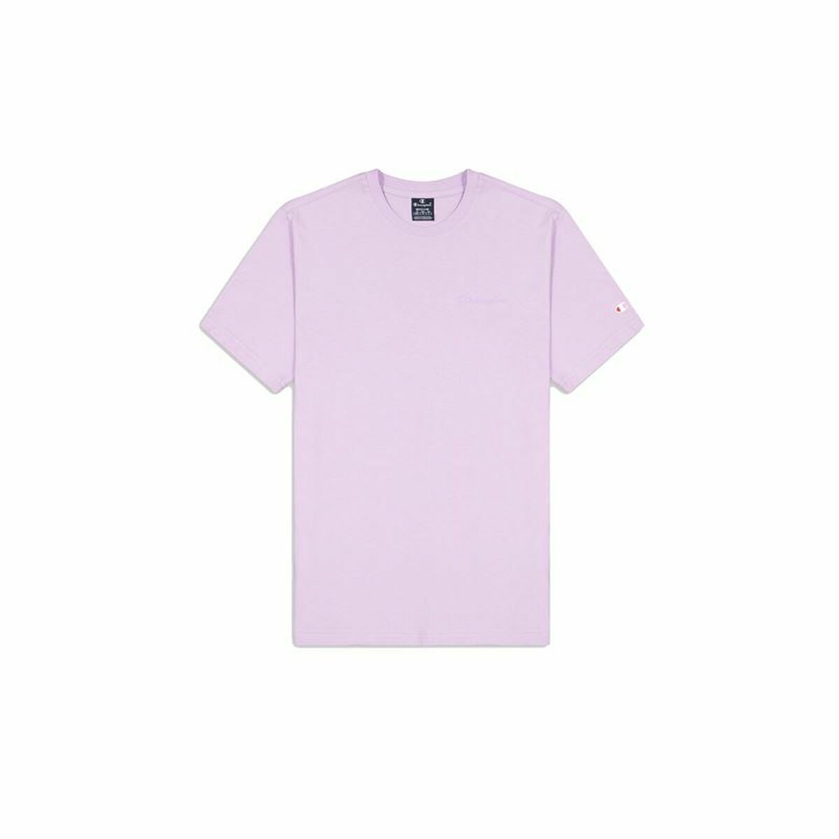 Men’s Short Sleeve T-Shirt Champion Crewneck Lilac XL
