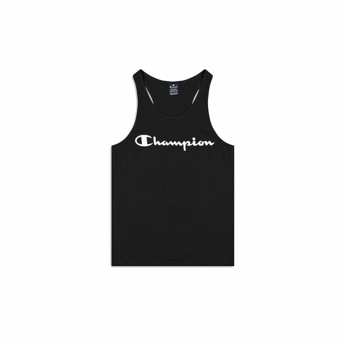 Men's Sleeveless T-shirt Champion Tank Top Black S