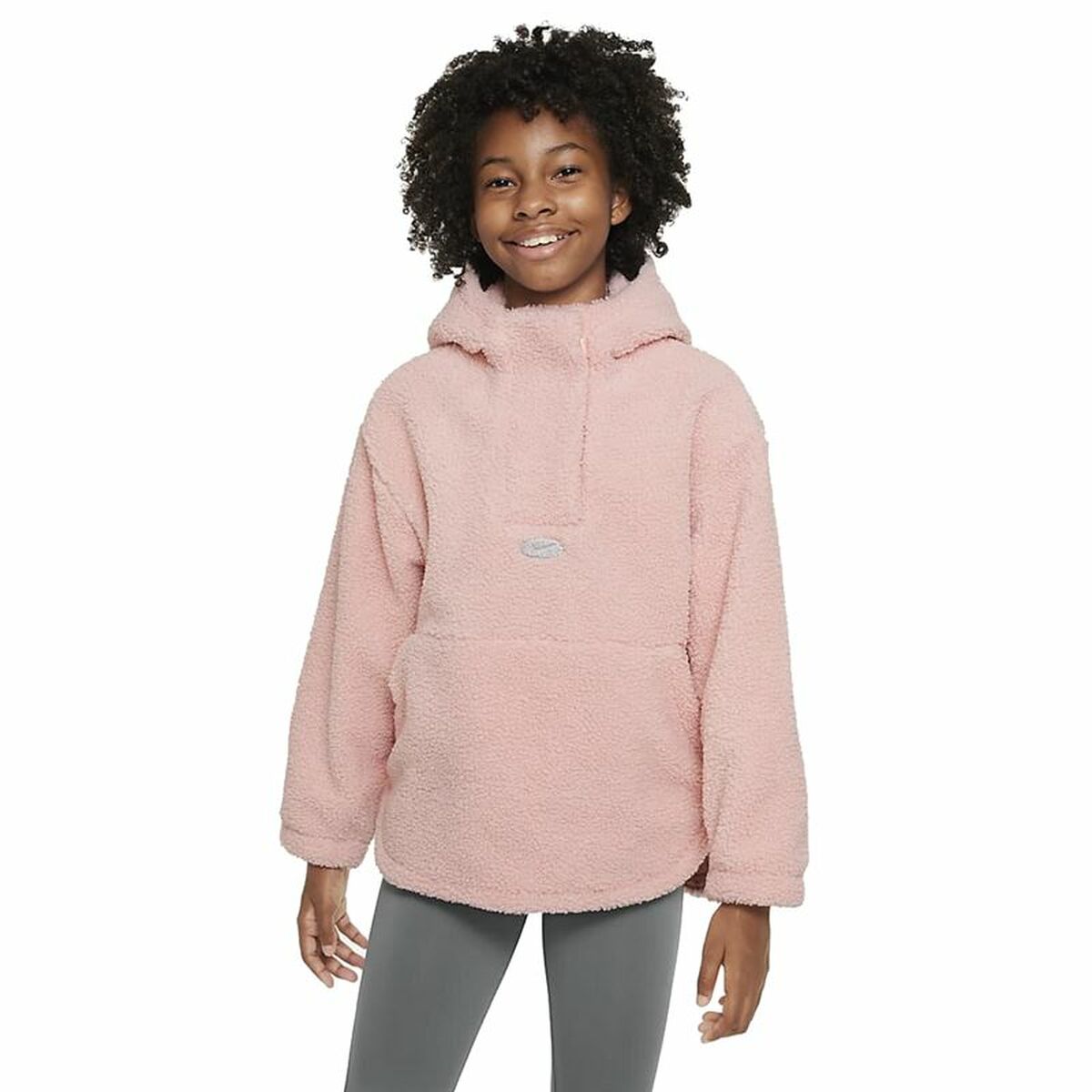 Children’s Sweatshirt Nike Therma-FIT Icon Clash Pink 8-10 Years