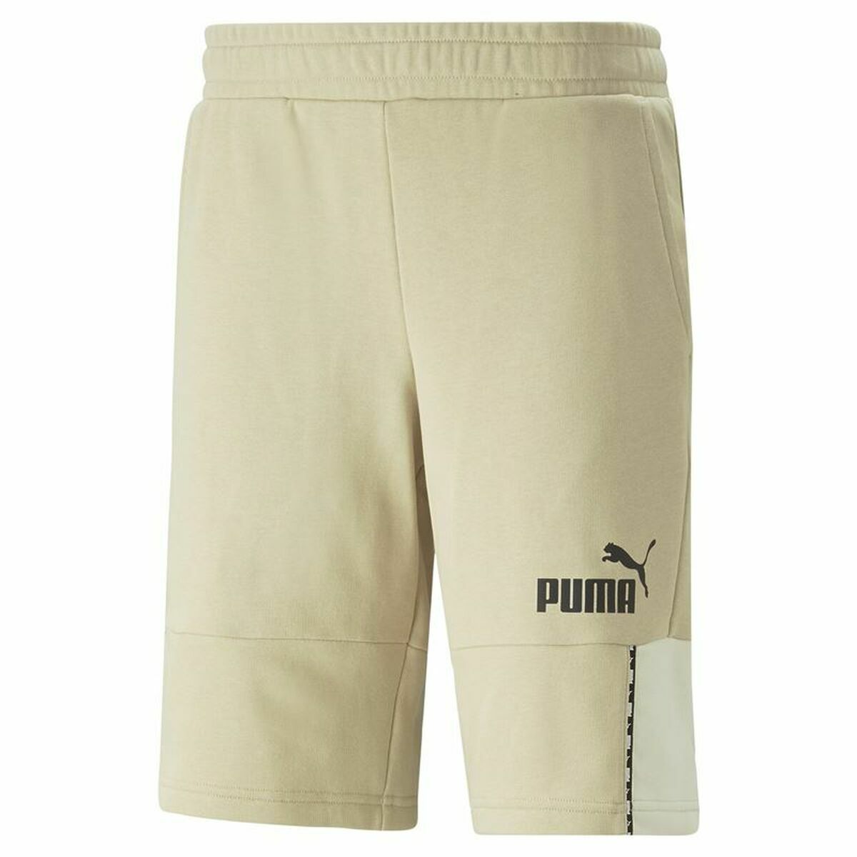 Sports Shorts Puma  Essentials Block Tape Grey White L