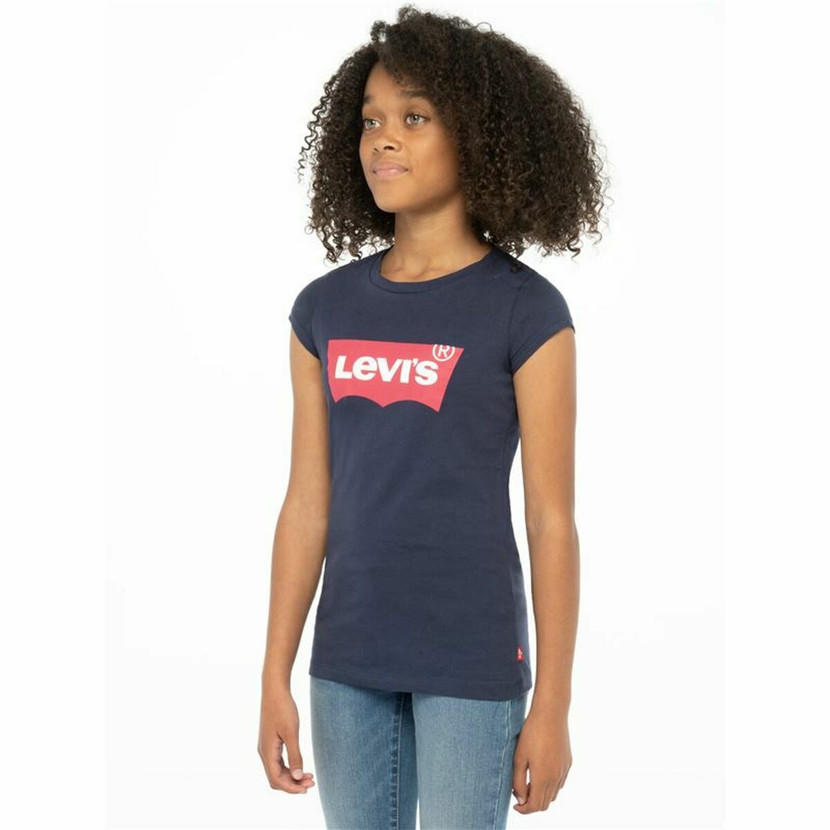 Child's Short Sleeve T-Shirt Levi's Batwing Dark blue 14 Years