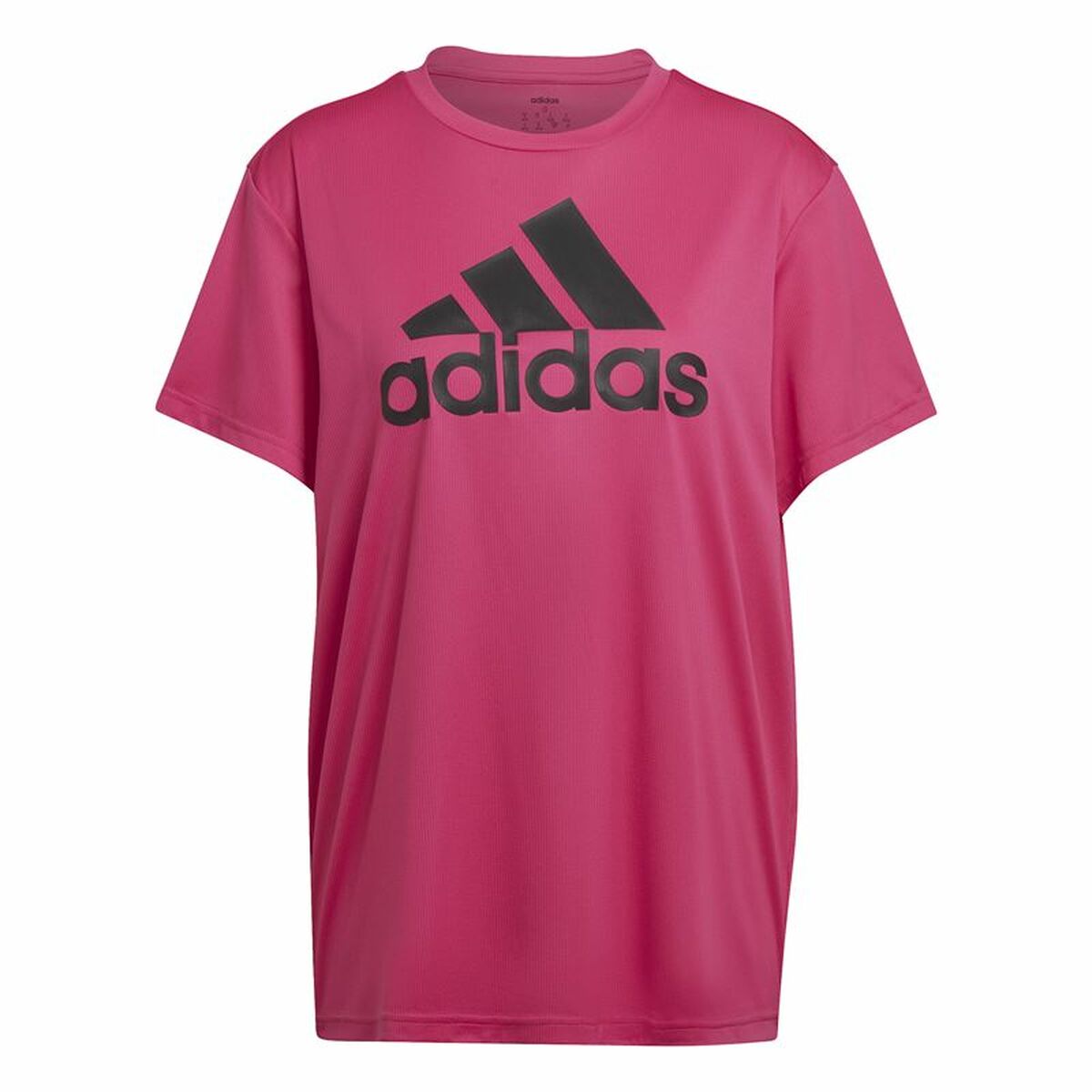 Women’s Short Sleeve T-Shirt Adidas Boyfriend Sport Dark pink M