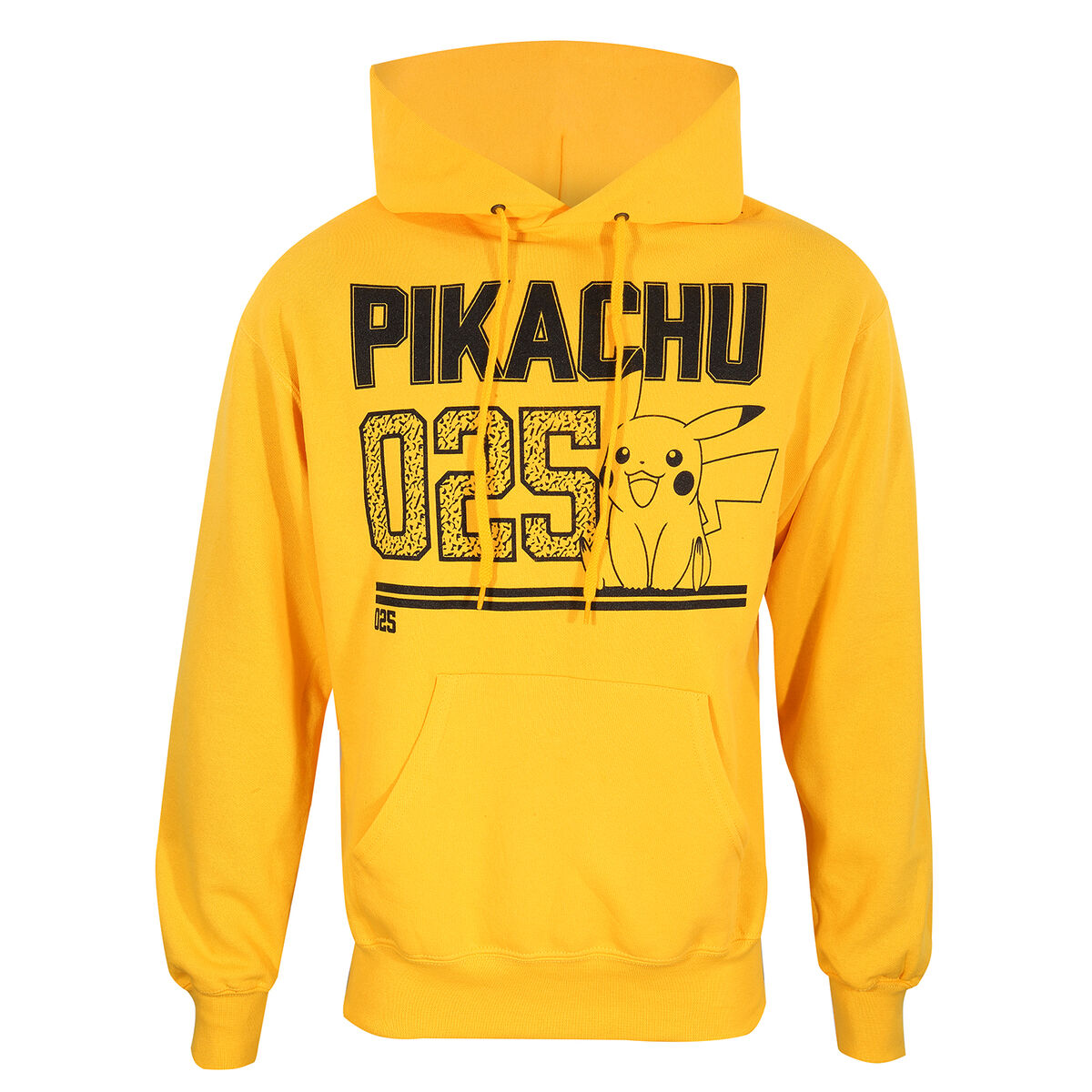 Unisex Hoodie Pokémon Picachu Line Art Yellow S