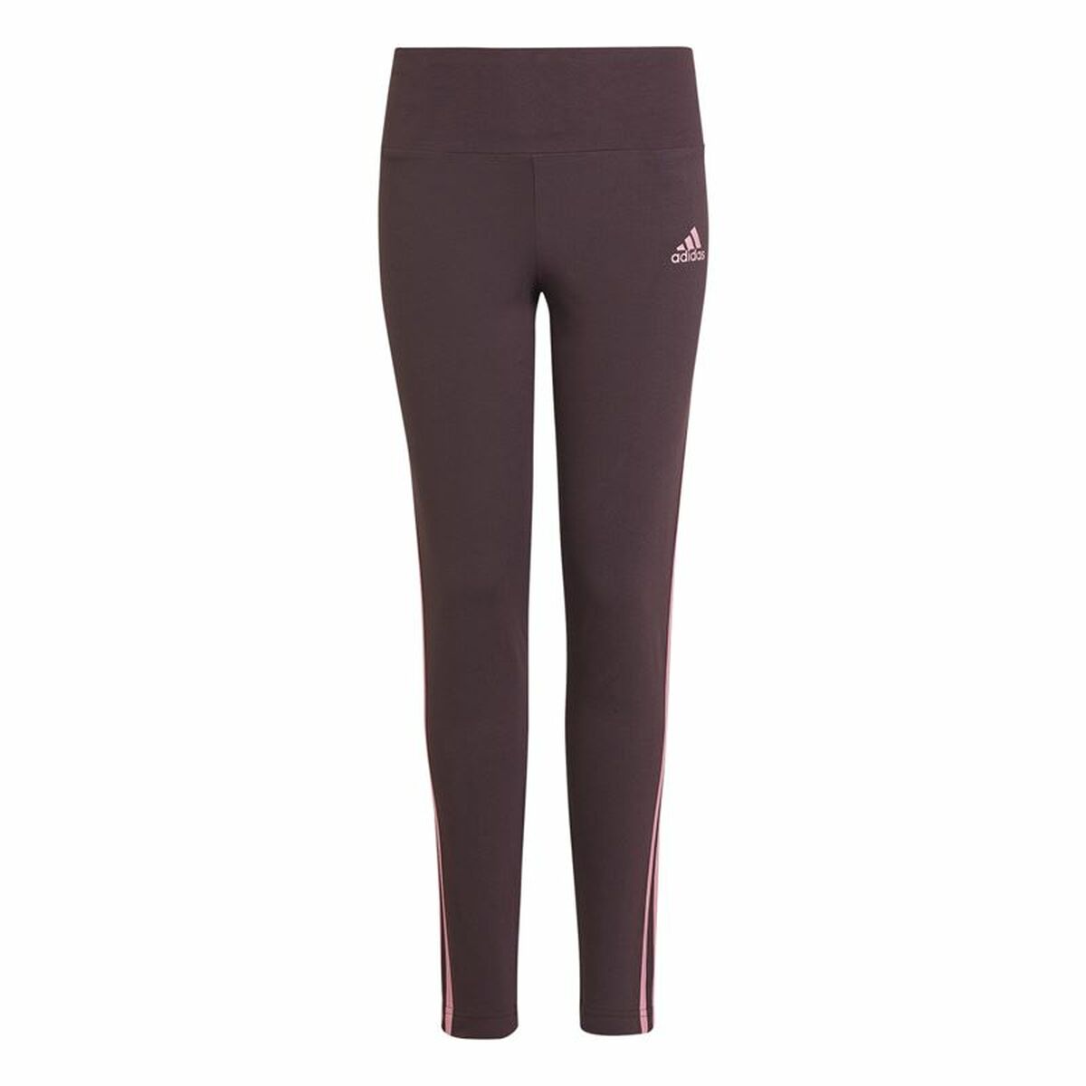 Sports Leggings for Children Adidas 3 bandas Purple 7-8 Years
