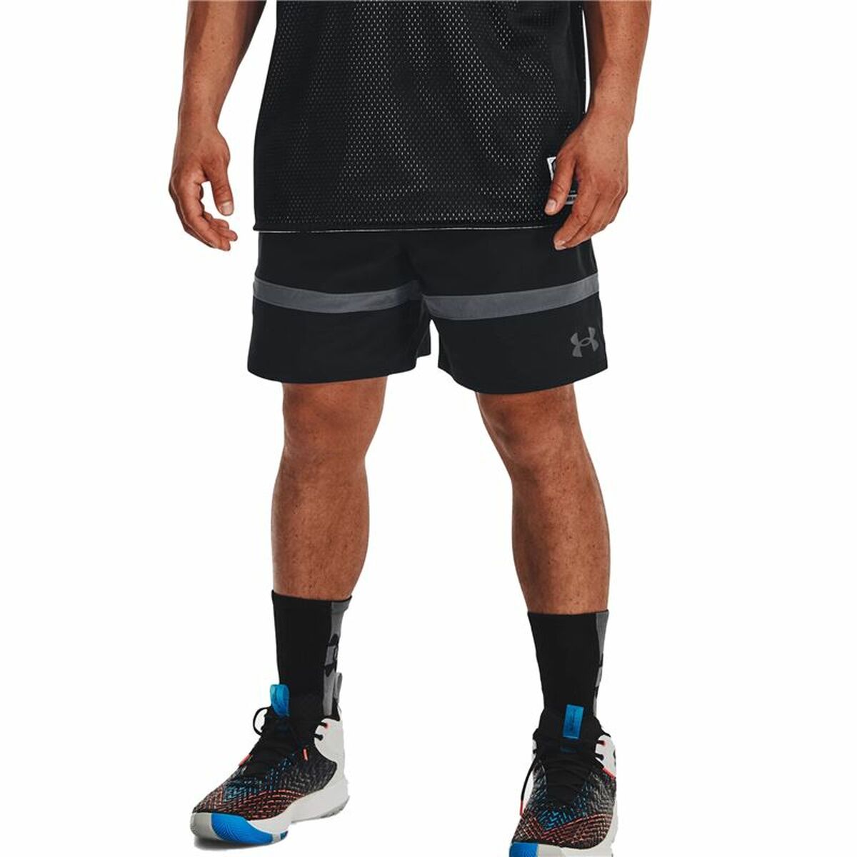 Men's Basketball Shorts Under Armour Baseline Black XS