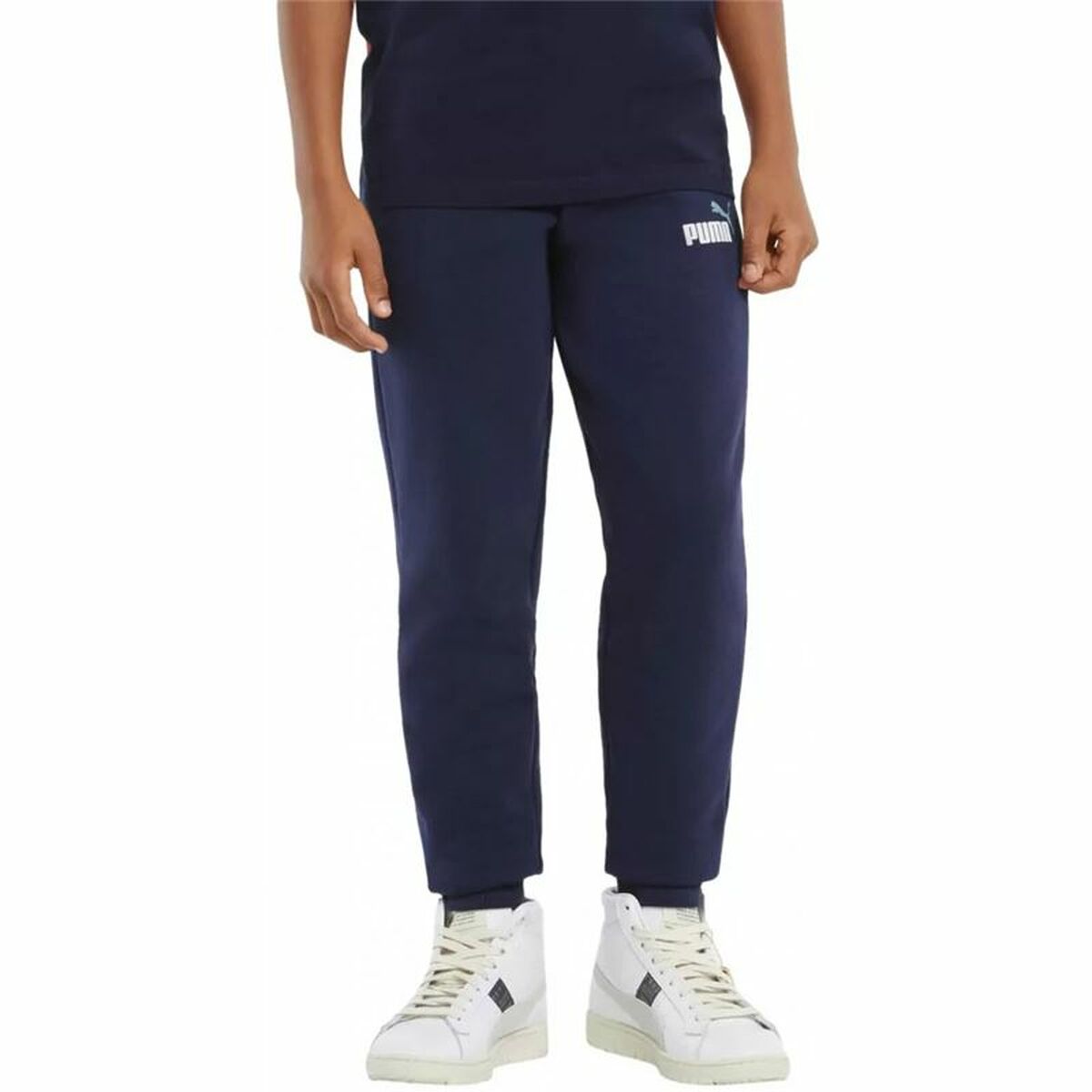 Children's Tracksuit Bottoms Puma  Ess+ 2 Col  Blue 15-16 Years