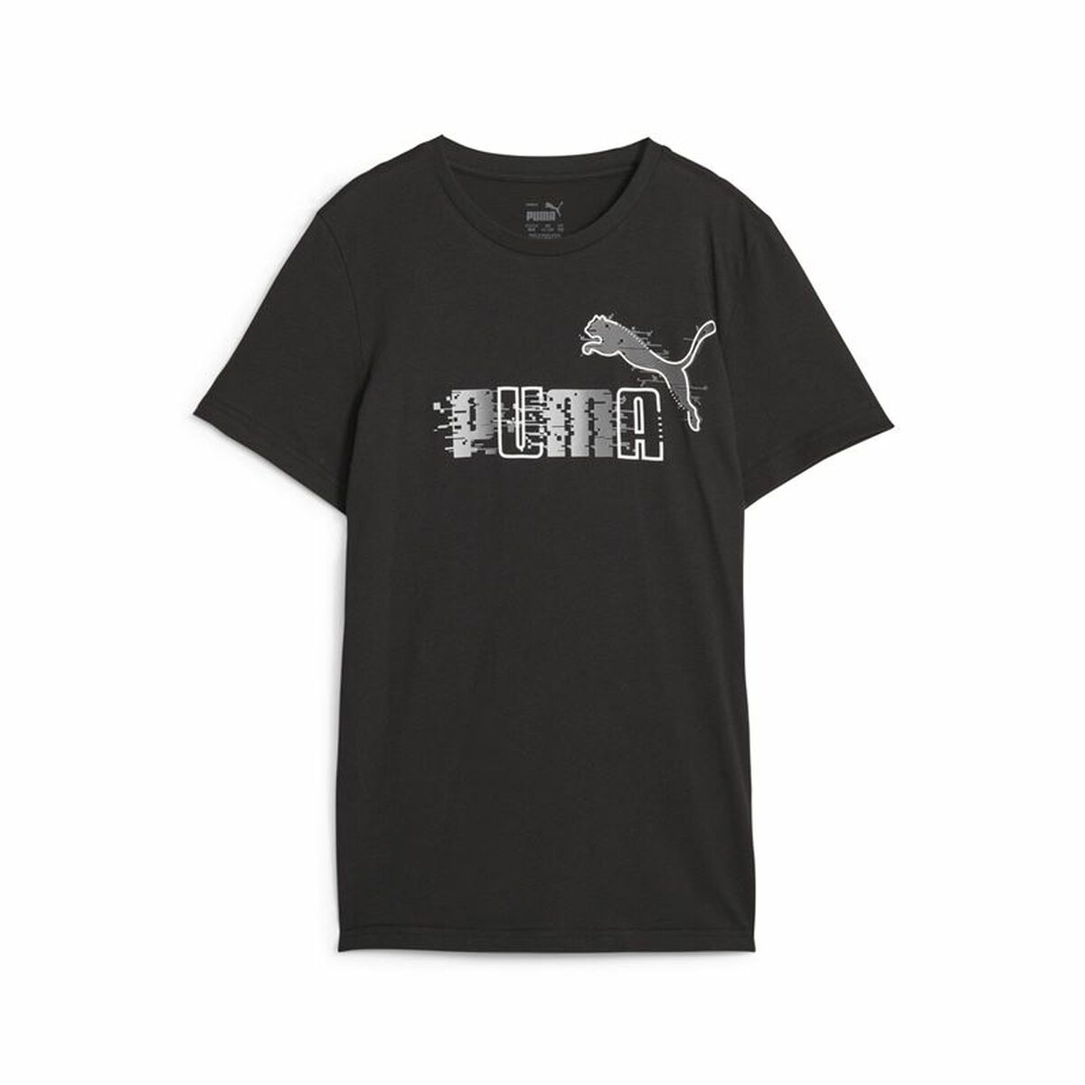 Child's Short Sleeve T-Shirt Puma Ess+ Futureverse Black 7-8 Years