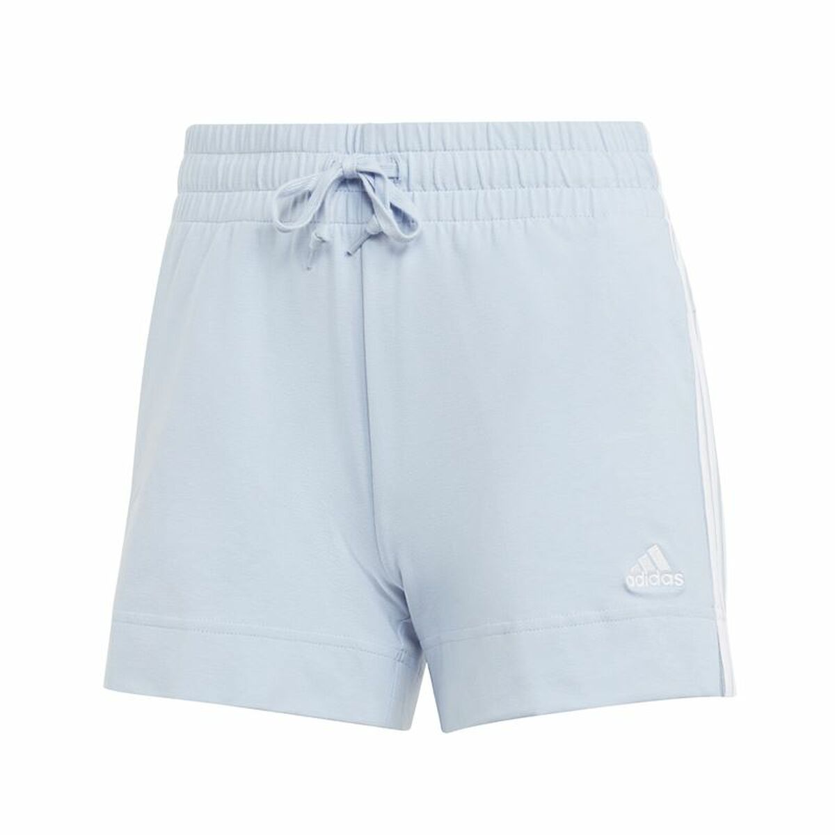 Sports Shorts for Women Adidas 3 Stripes Sj Light Blue L