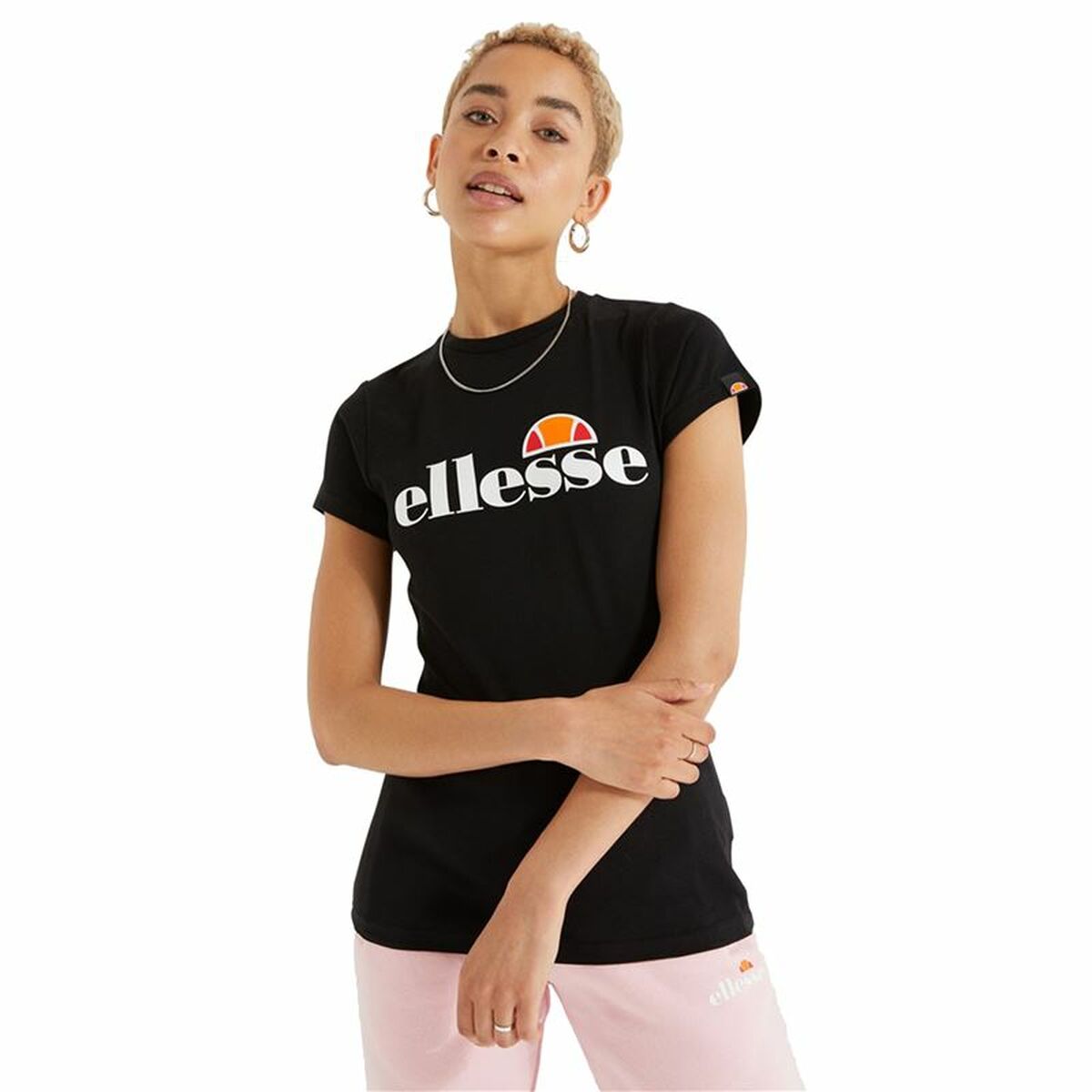 Women’s Short Sleeve T-Shirt Ellesse Hayes Black 2XS