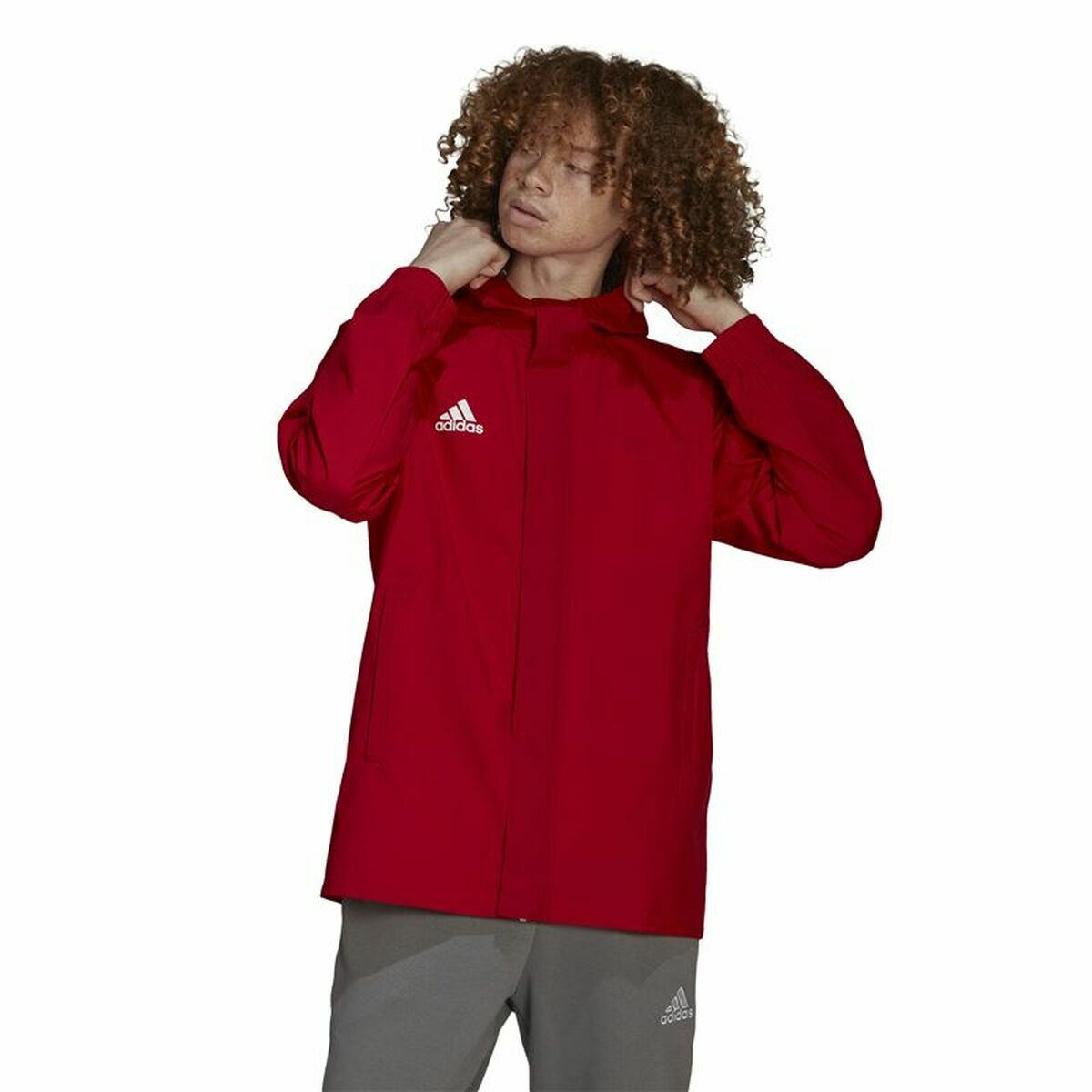 Men's Sports Jacket Adidas Entrada 22 Red S