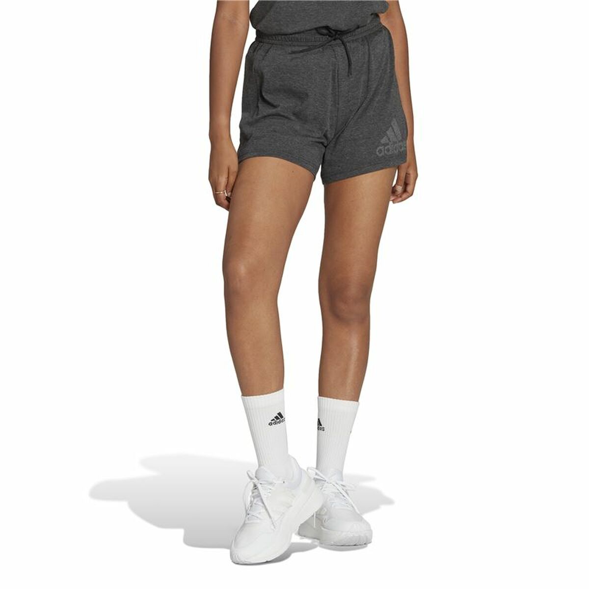 Sports Shorts for Women Adidas Future Icons Winners Dark grey XL