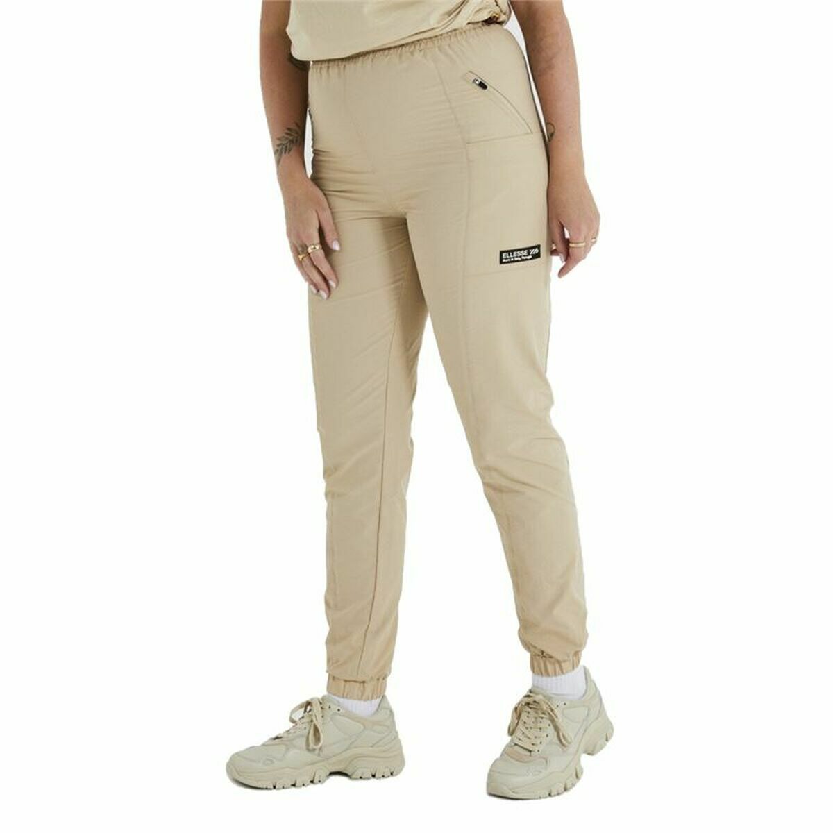 Long Sports Trousers Ellesse Avella Beige Lady 36
