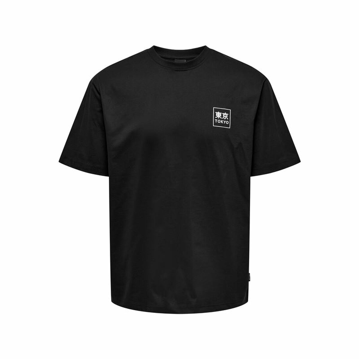 Men’s Short Sleeve T-Shirt Only & Sons Onskace Rlx Black S
