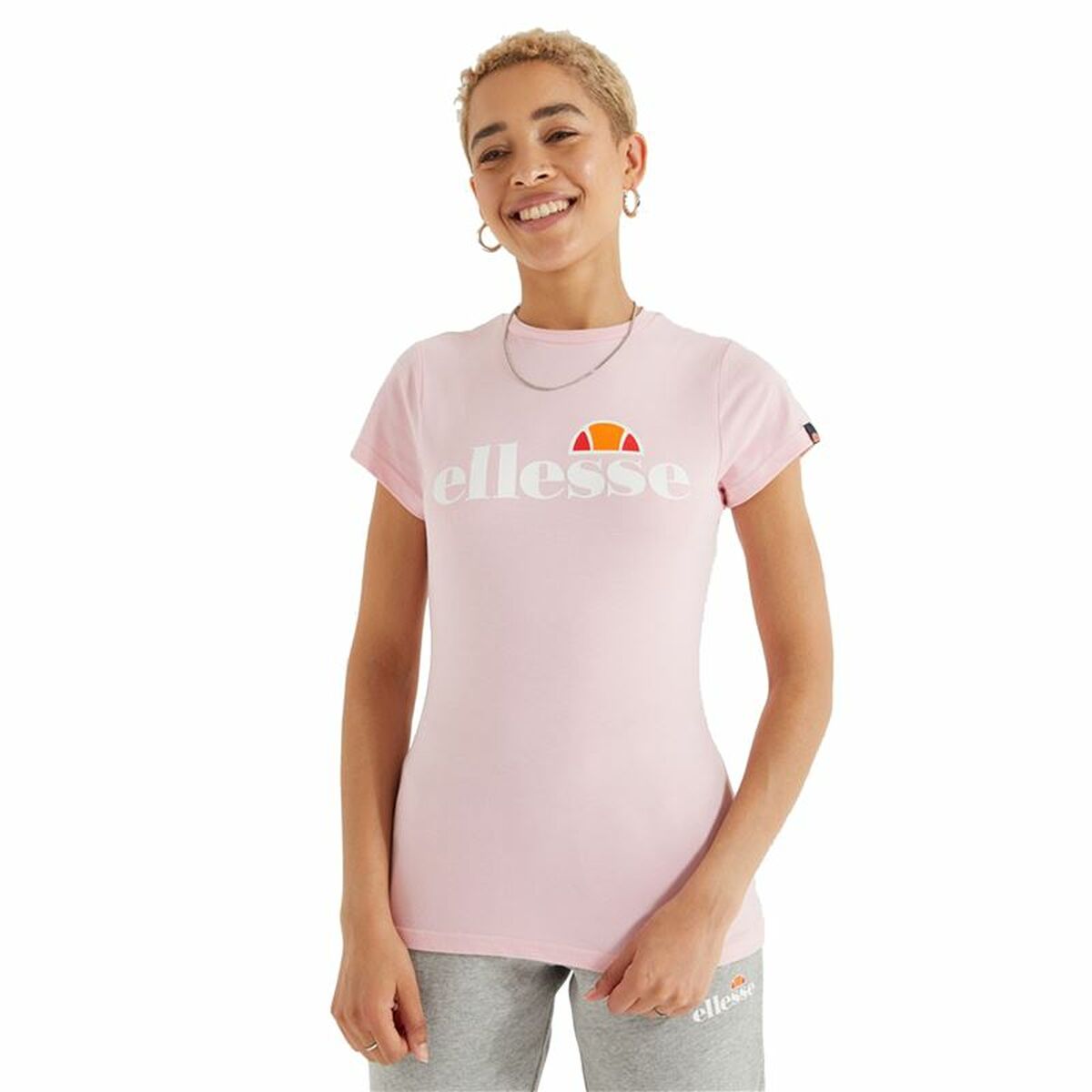 Women’s Short Sleeve T-Shirt Ellesse Hayes Pink S