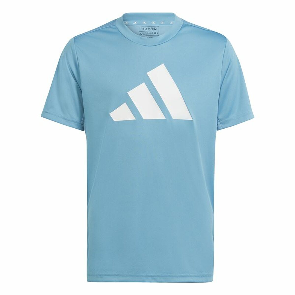 Child's Short Sleeve T-Shirt Adidas Training Essentials Light Blue 15-16 Years