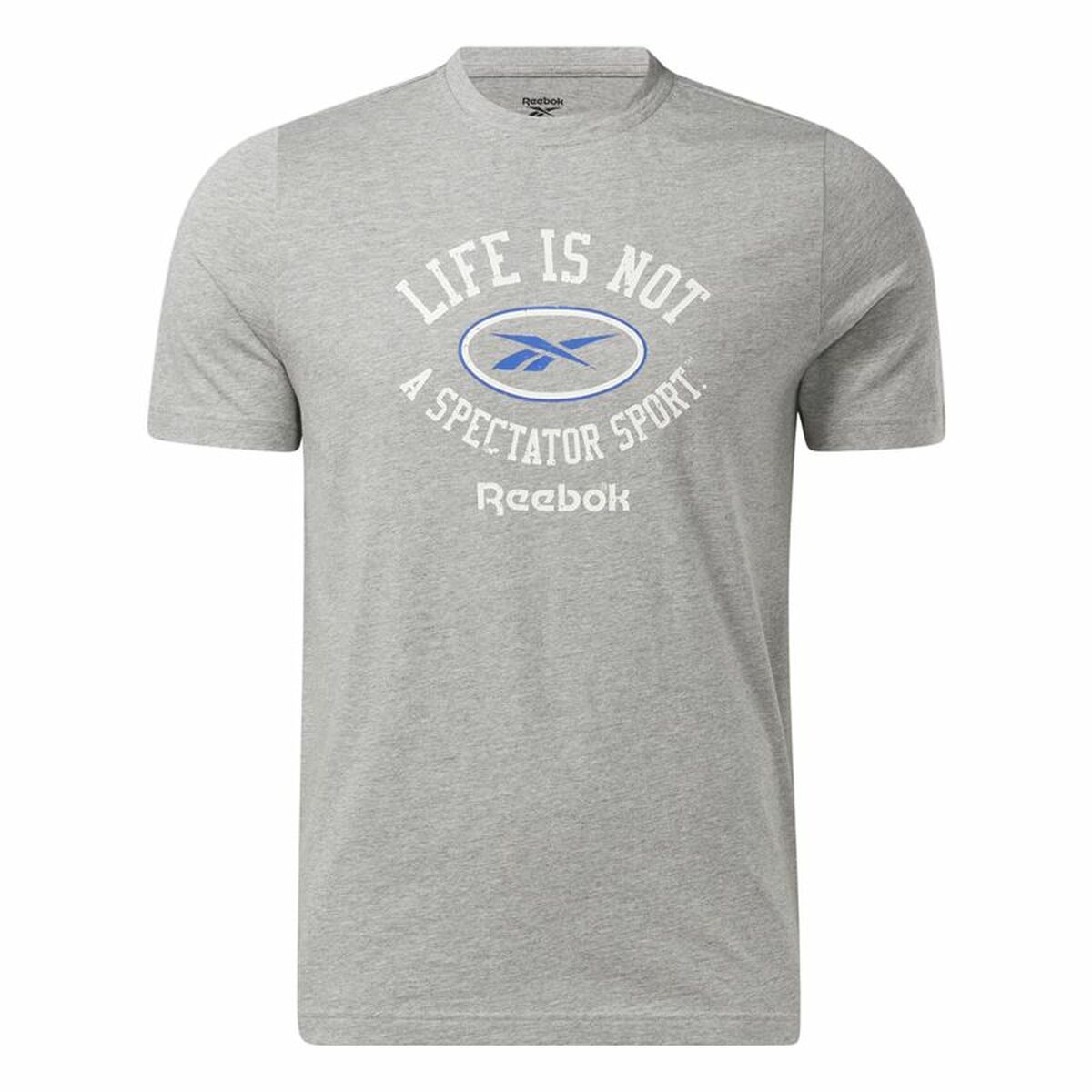 Men’s Short Sleeve T-Shirt Reebok GS Not Spectator Grey S