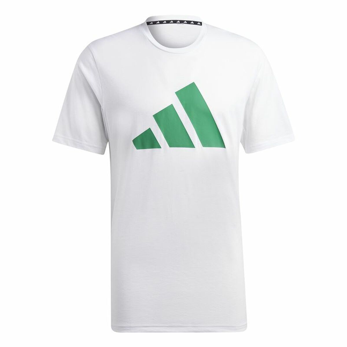 Men’s Short Sleeve T-Shirt Adidas Train Essentials White L