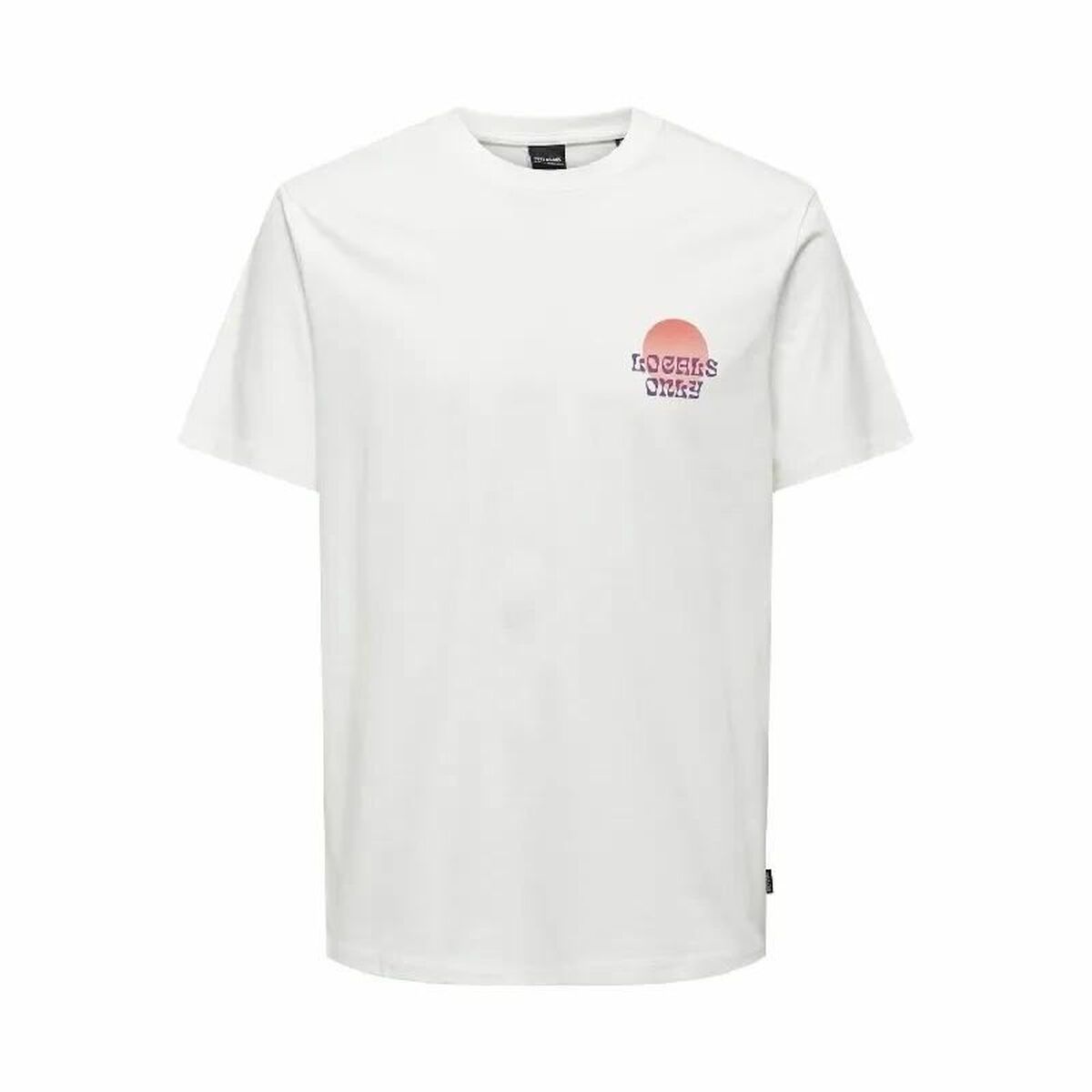 Men’s Short Sleeve T-Shirt Only & Sons Onskye Reg White S