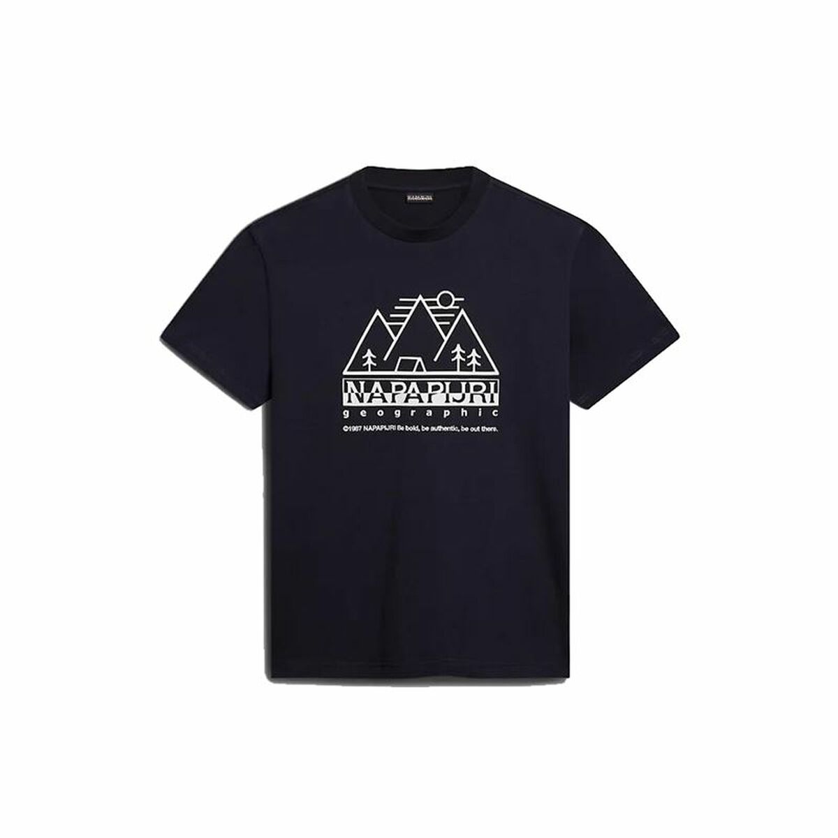 Men’s Short Sleeve T-Shirt Napapijri S-Faber Black XL