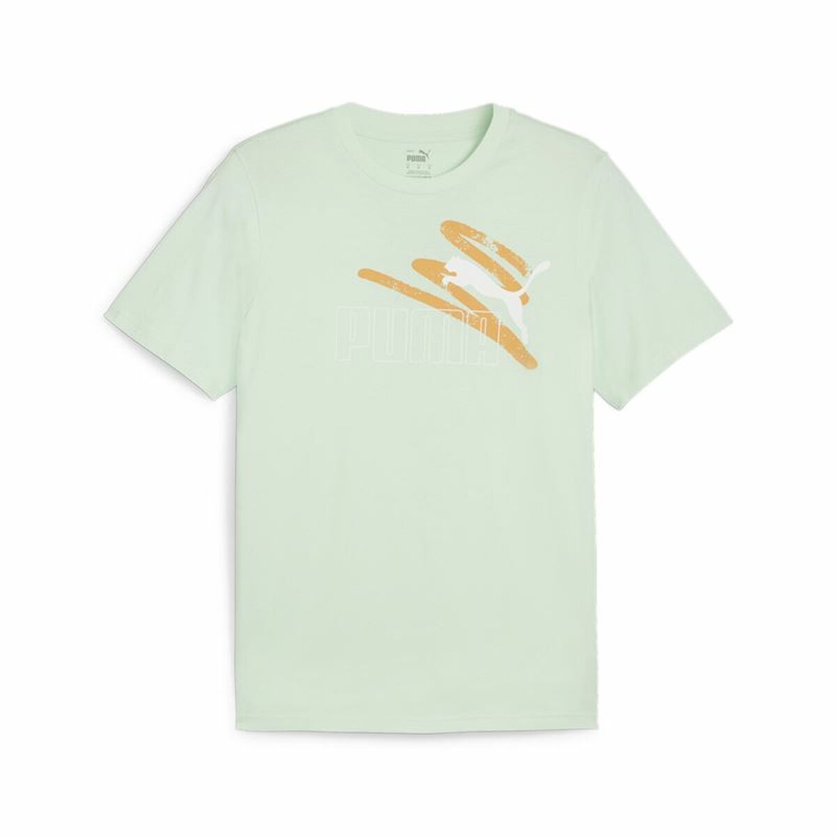Men’s Short Sleeve T-Shirt Puma Essentials+ AB Summer Dark green XL