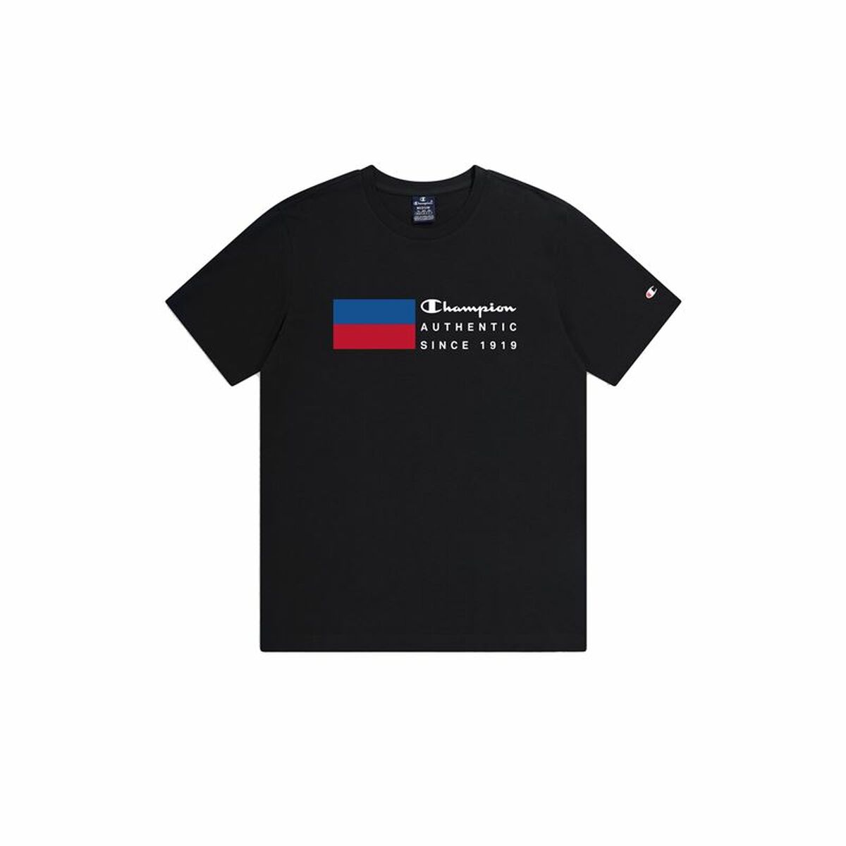 Men’s Short Sleeve T-Shirt Champion Crewneck XS