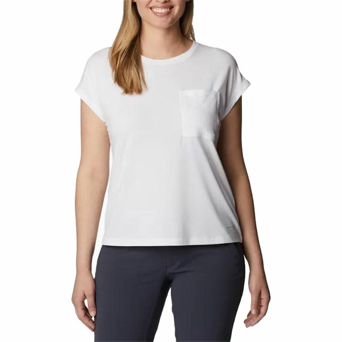 Women’s Short Sleeve T-Shirt Columbia Trek™  White L