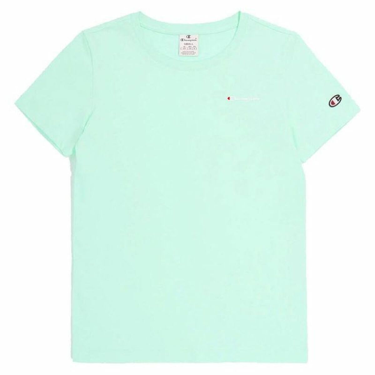 Women’s Short Sleeve T-Shirt Champion Crewneck S