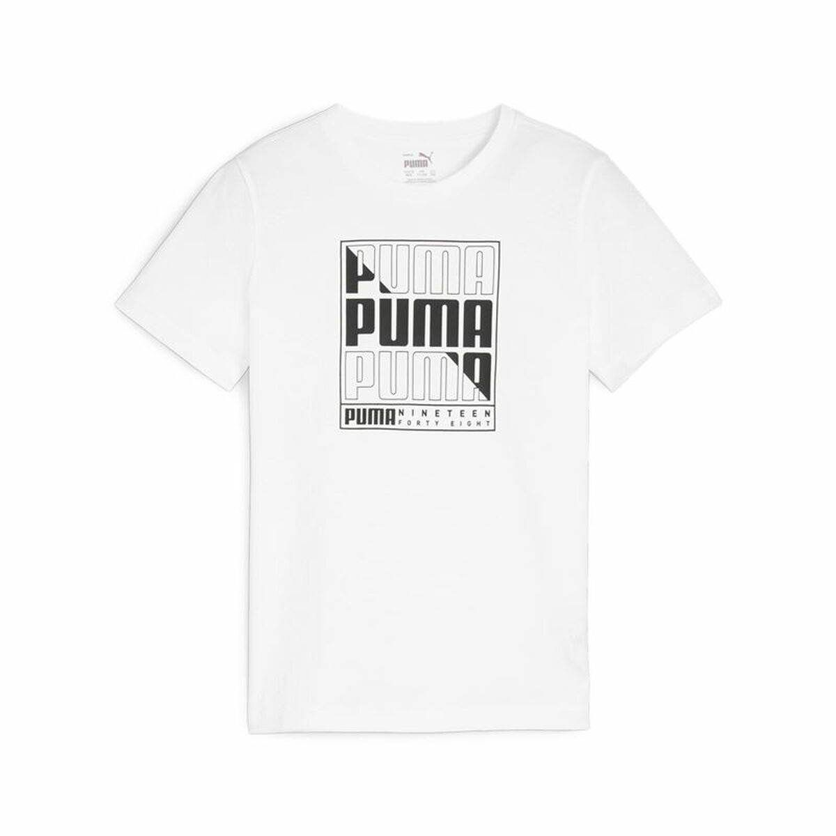 Child's Short Sleeve T-Shirt Puma Graphic 15-16 Years