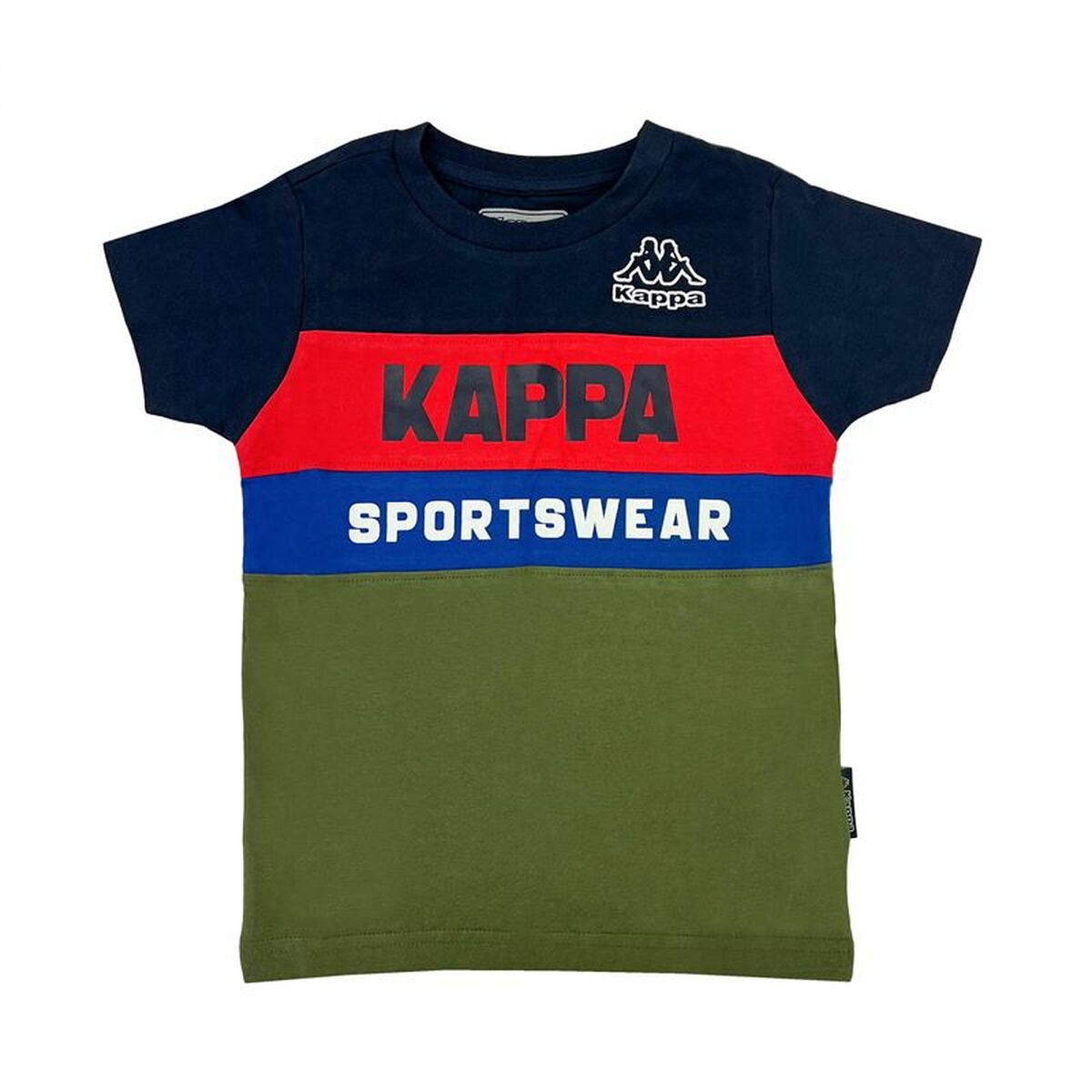 Child's Short Sleeve T-Shirt Kappa 8036M00058 Dark blue 8 Years