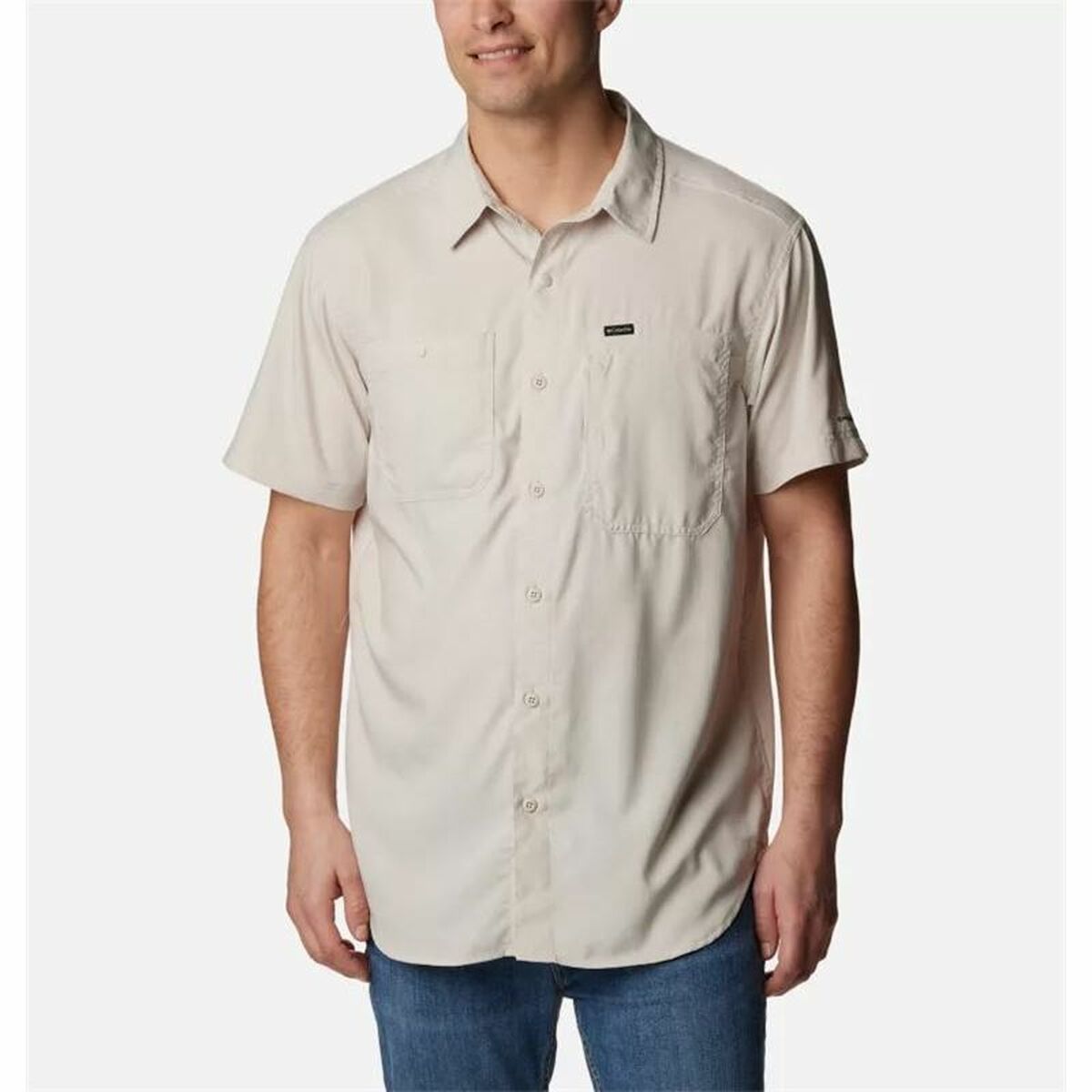 Men’s Short Sleeve T-Shirt Columbia Silver Ridge™ Utility Beige S