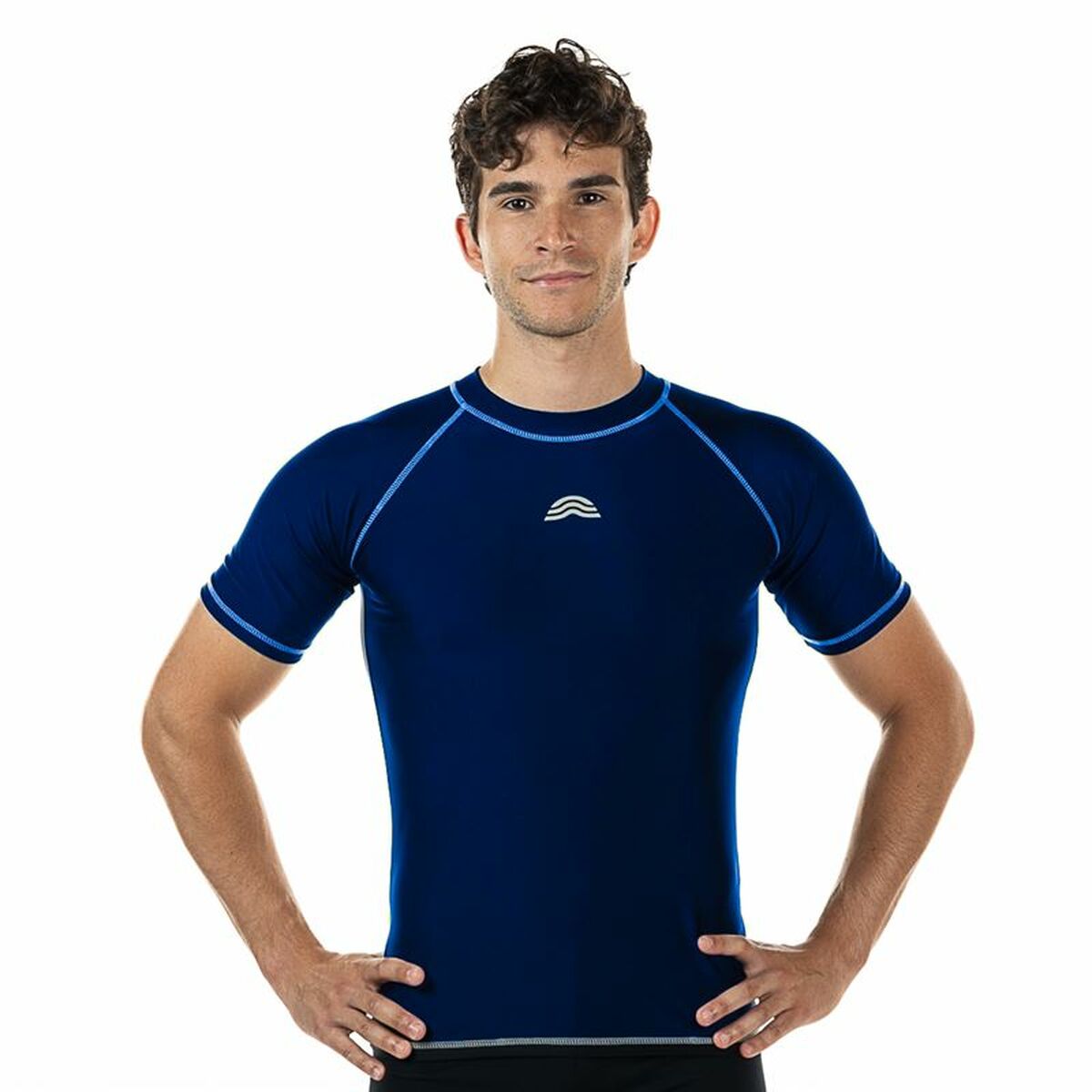 Men’s Short Sleeve T-Shirt Aquarapid UV Blue L