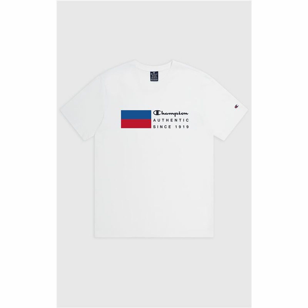 Men’s Short Sleeve T-Shirt Champion Crewneck XS